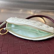 Colestore Bottega Veneta Small Gemelli White/Red Size 36x25x10 - 4
