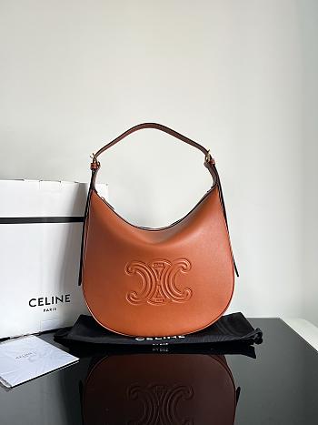 	 Colestore Celine Heloise Bag In Supple Calfskin Brown 31 X 8 X 25.5cm