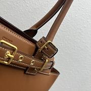 	 Colestore Celine Teen Celine Conti Bag In Supple Calfskin Brown (26 X 21 X 11 CM) - 6