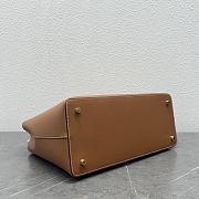 	 Colestore Celine Teen Celine Conti Bag In Supple Calfskin Brown (26 X 21 X 11 CM) - 3