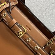	 Colestore Celine Teen Celine Conti Bag In Supple Calfskin Brown (26 X 21 X 11 CM) - 2
