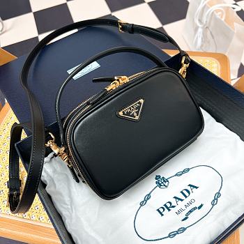 	 Colestore Prada Odette Leather Mini-Bag Black 18.5*13*6