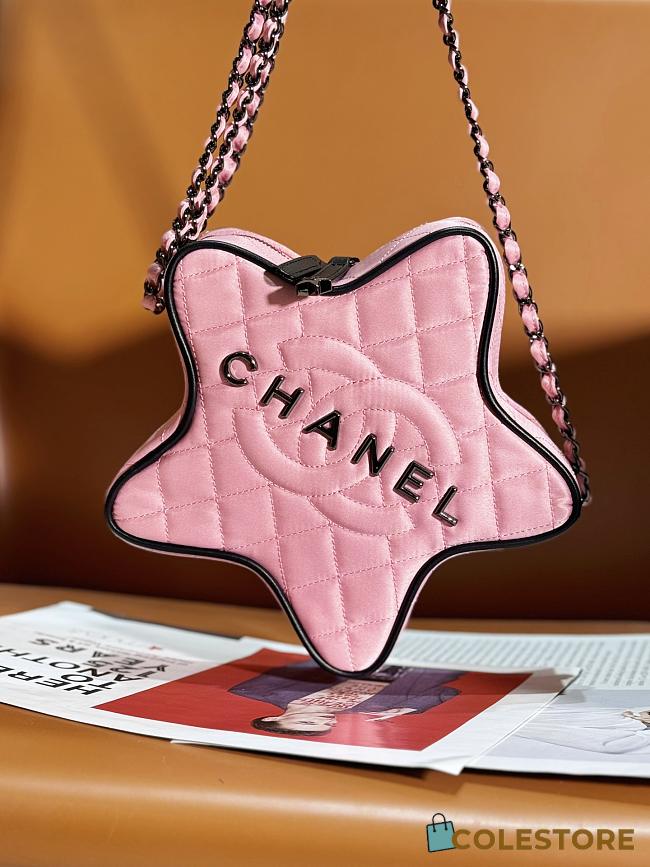Colestore Chanel Star Handbag Pink 22.5x22.5x6 - 1