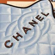 	 Colestore Chanel Star Handbag Blue 22.5x22.5x6 - 2