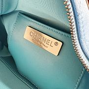 	 Colestore Chanel Star Handbag Blue 22.5x22.5x6 - 5