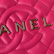 Colestore Chanel Star Handbag Dark Pink 22.5x22.5x6 - 3