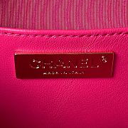 Colestore Chanel Star Handbag Dark Pink 22.5x22.5x6 - 4