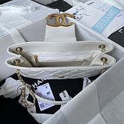 	 Colestore BAGUETTE BAG Lambskin & Gold-Tone Metal Fuchsia White 16.5×26.5×5cm - 2