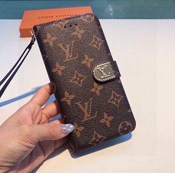 Colestore Lv Monogram Case Brown