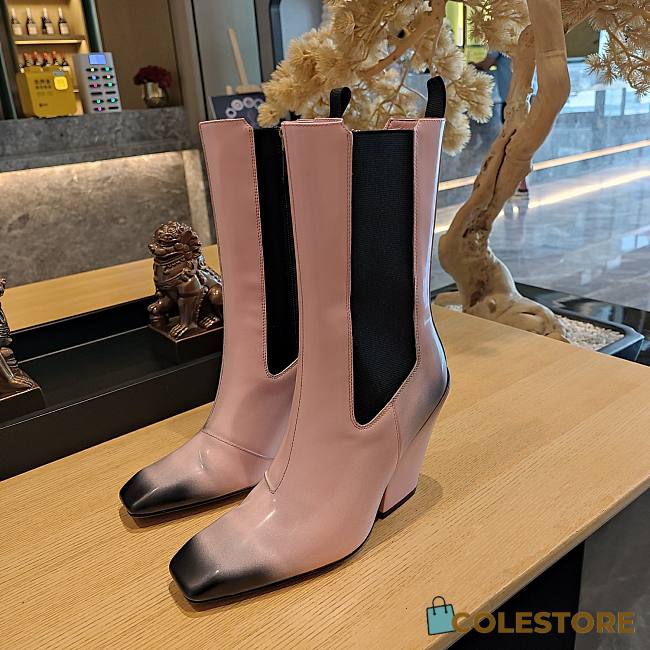 	 Colestore Prada Metallic Low-Knee Pink - 1
