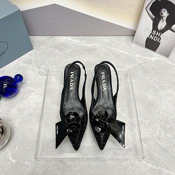 	 Colestore Prada Patent Leather Slingback Pumps Black