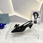 	 Colestore Prada Patent Leather Slingback Pumps Black - 3