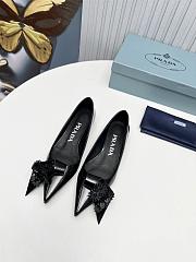 	 Colestore Prada Patent Leather Slingback Pumps  Flower - 2