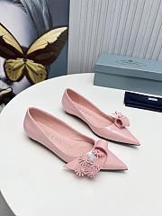 	 Colestore Prada Patent Leather Slingback Pumps Flower Pink - 1