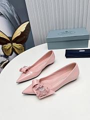 	 Colestore Prada Patent Leather Slingback Pumps Flower Pink - 2