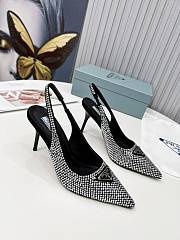 	 Colestore Prada Pump Crystal Silver - 1