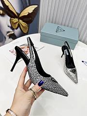 	 Colestore Prada Pump Crystal Silver - 4