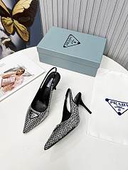 	 Colestore Prada Pump Crystal Silver - 3