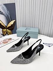 	 Colestore Prada Pump Crystal Silver - 2