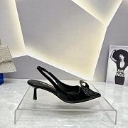Coletsore Prada Patent Leather Slingback Pumps Black Size 35-39 - 2