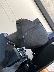 Colestore Dior And Shawn Saddle Bag In Black For Men 20 x 28.6 x 5 cm - 5
