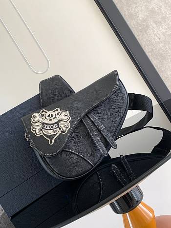 	 Colestore Dior And Shawn Bee Saddle Bag In Black Size 20 x 28.6 x 5 cm