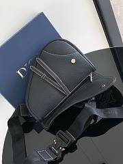	 Colestore Dior And Shawn Bee Saddle Bag In Black Size 20 x 28.6 x 5 cm - 4