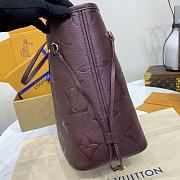 	 Colestore Louis Vuitton Neverfull Wine M46599 Size 32*29*17cm - 5