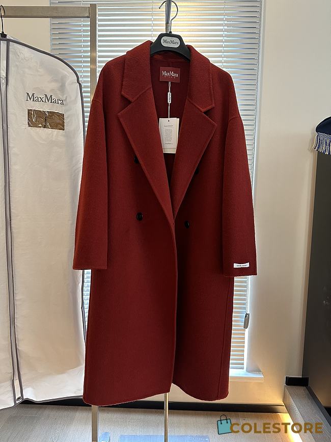 Colestore Max Mara Women's Rialto Hooded Red Coat - 1