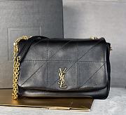 Colestore YSL Women's Black Small Jamie 4.3 Carre Rive 25x16x9 - 1
