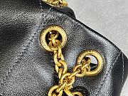 Colestore YSL Women's Black Small Jamie 4.3 Carre Rive 25x16x9 - 4