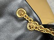 Colestore YSL Women's Black Small Jamie 4.3 Carre Rive 25x16x9 - 3