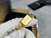 Colestore Ysl Kate Crocodile Leather Black Bag 24×14.5×5.5cm - 4