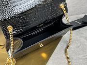Colestore Ysl Kate Crocodile Leather Black Bag 24×14.5×5.5cm - 3