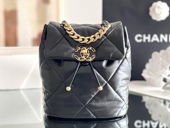 Colestore Chanel 24C Backpack Black Size 26x22x16cm