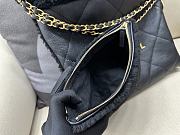 Colestore Chanel 22 Small Bag Shearling Aged Lambskin & Gold-Tone Metal Black - 3