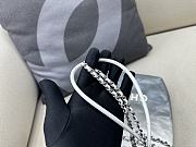 	 Colestore Chanel Mini Tote Bag White Ombre Size 20x19x6 cm - 2