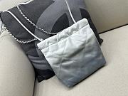 	 Colestore Chanel Mini Tote Bag White Ombre Size 20x19x6 cm - 4