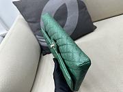 Colestore Chanel Classic Flap Wallet Green  - 4