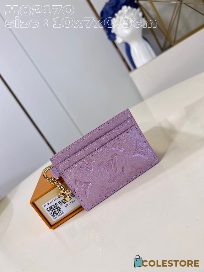 	 Colestore Louis Vuitton Charms Card Wallet M82170  - 1