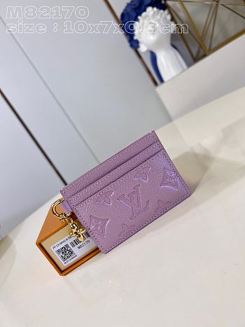 	 Colestore Louis Vuitton Charms Card Wallet M82170 