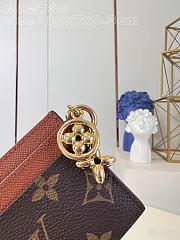 	 Colestore Louis Vuitton Charms Card Wallet Monogram Brown M82739 - 4