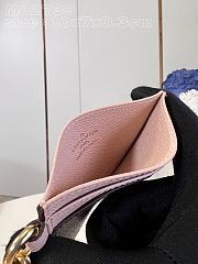 	 Colestore Louis Vuitton Charms Card Wallet Monogram Pink M82739 - 2