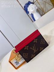 Colestore Louis Vuitton Charms Card Wallet Monogram Red M82739 - 1