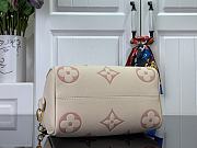 Colestore Speedy Bandoulière 20 Bicolor Monogram Empreinte Leather M46517 - 4