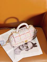 	 Colestore Chanel 24c Tweed & Gold-Tone Metal Multicolor  - 2