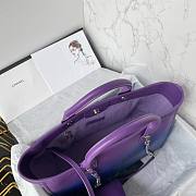 Colestore Chanel Large Shopping Bag Purple 34cm  - 2