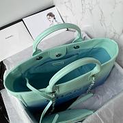 	 Colestore Chanel Large Shopping Bag Green 34cm - 5