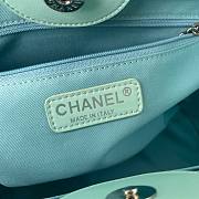 	 Colestore Chanel Large Shopping Bag Green 34cm - 3