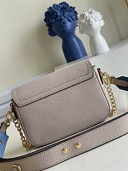 Louis Vuitton Lockme Tender Leather Beige M58555 Size 19x13x8cm - 2